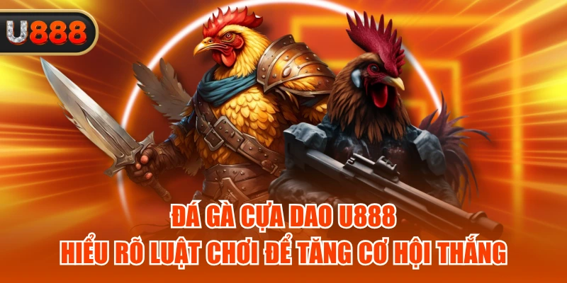 Đá Gà Cựa Dao U888 - Hiểu Rõ Luật Chơi Để Tăng Cơ Hội Thắng
