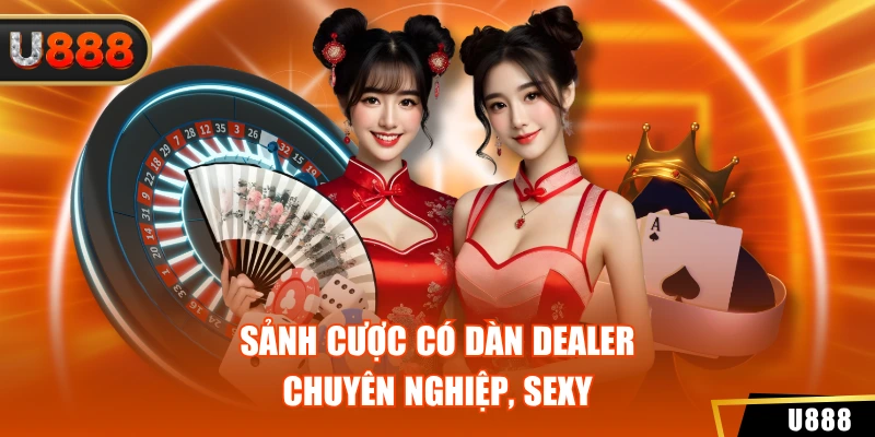 Sảnh cược có dàn dealer chuyên nghiệp, sexy