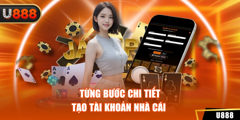 Từng bước chi tiết tạo tài khoản nhà cái 