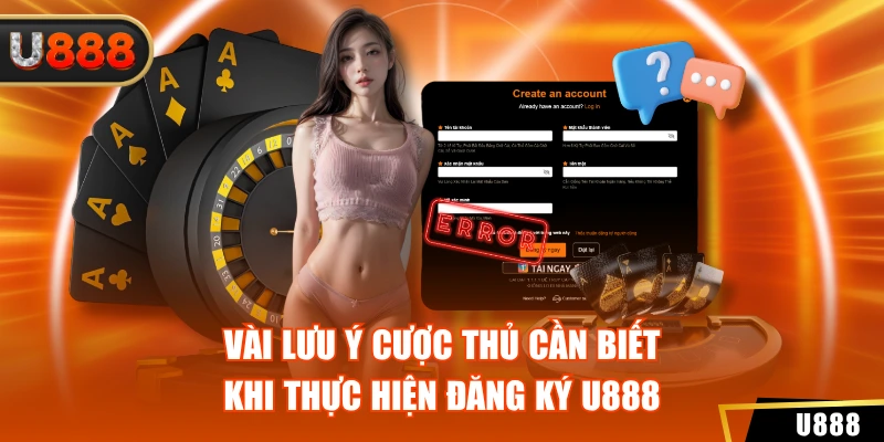Lưu ý cho cược thủ cần biết khi tạo tài khoản 